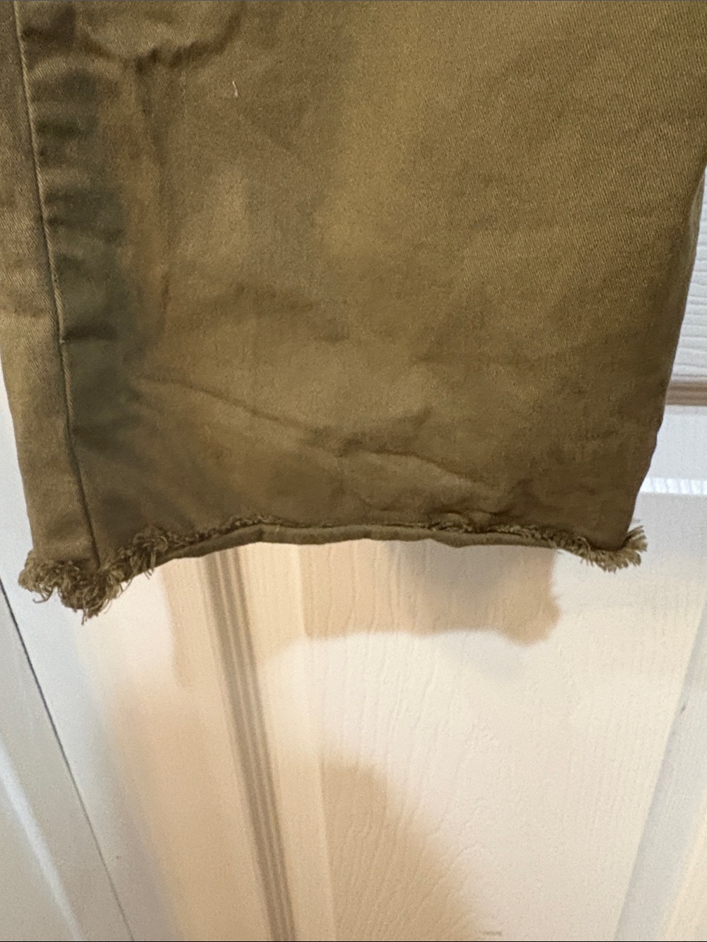 Anthropologie Pilcro Olive Green Chino Pants with Patch Pockets - Picture 3 of 6